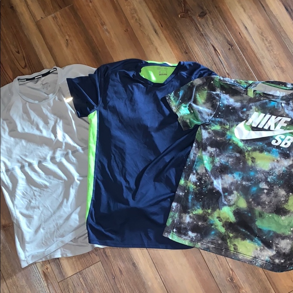 3 Nike Dri fit shirts